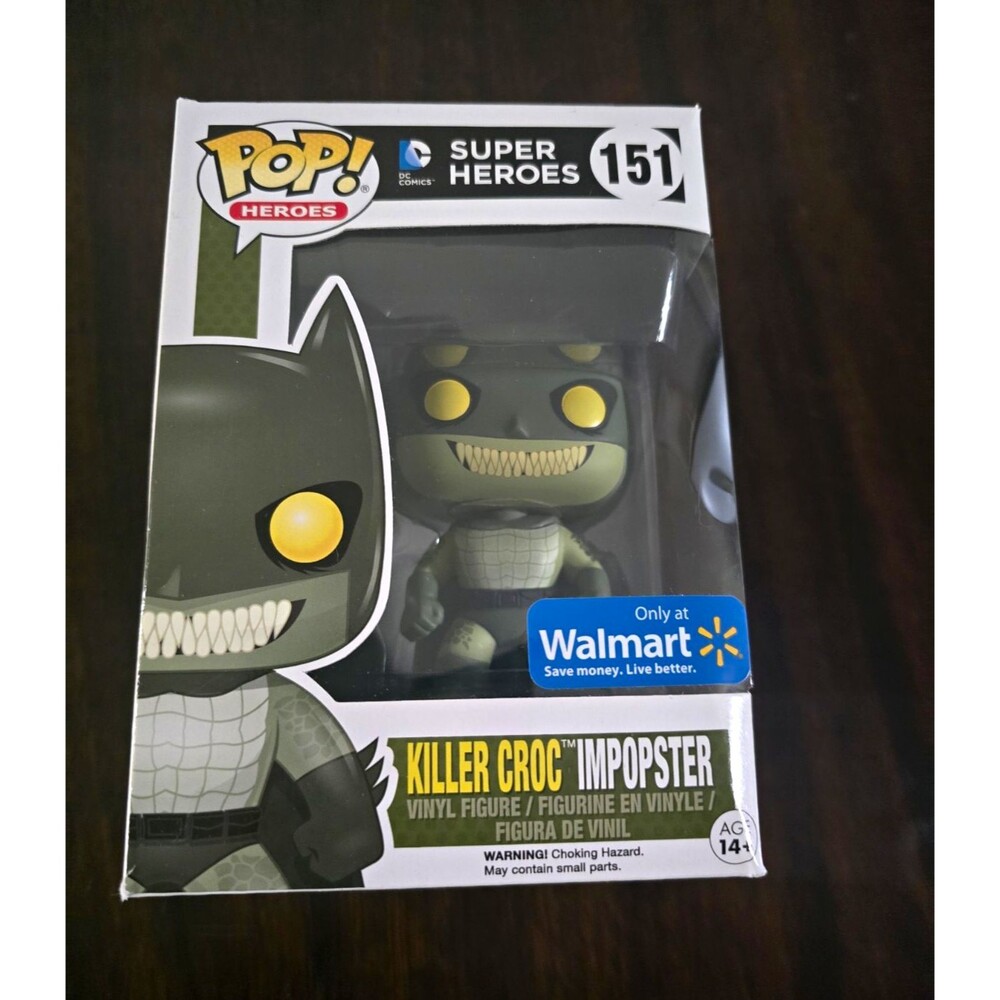 Funko Pop! Heroes: Killer Croc Impopster #151 Walmart Exclusive FM 160910